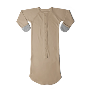 Sleepsuit Convertible Gown - Sandstone
