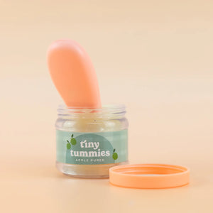 Tiny Tummies Apple Puree Food Jar and Spoon Set - Tiny Harlow