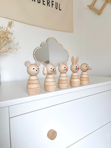 Wooden Duck Stacking Toy