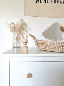 Wooden Bunny Stacking Toy