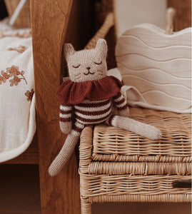 Main Sauvage - Kitten Knit Toy - Sienna Striped Bodysuit