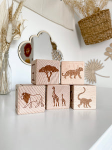 Safari Wooden Blocks (Booster Pack)