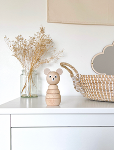 Wooden Bear Stacking Toy