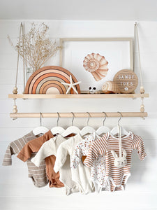 Swing Shelf with Clothes Rail