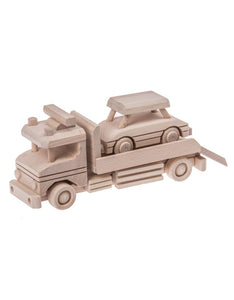 Wooden Pickup Truck and Car Toy